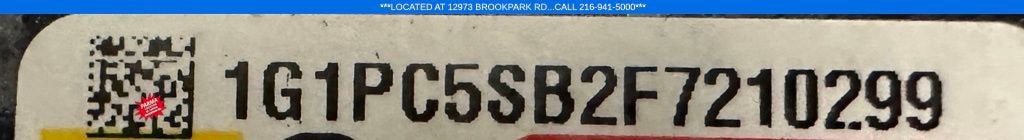 2015 Chevrolet Cruze LT