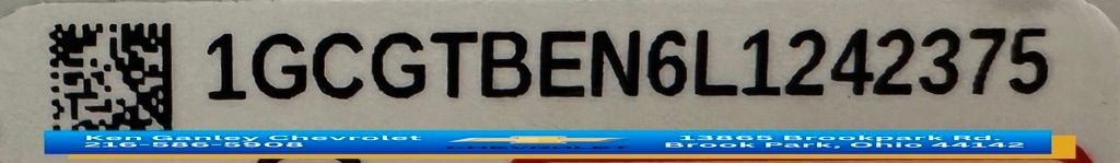 2020 Chevrolet Colorado 4WD Work Truck