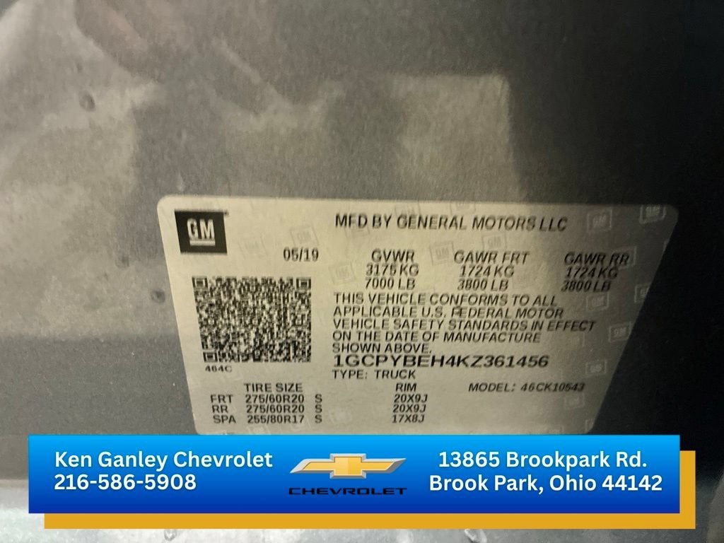 2019 Chevrolet Silverado 1500 Custom