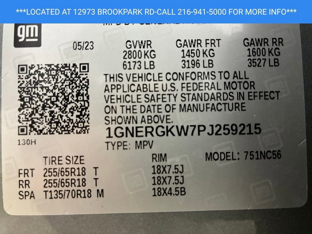 2023 Chevrolet Traverse LT Cloth