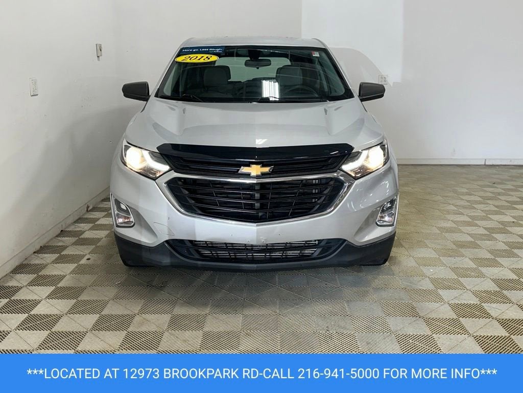 Used 2018 Chevrolet Equinox LS with VIN 3GNAXHEVXJS644254 for sale in Brook Park, OH