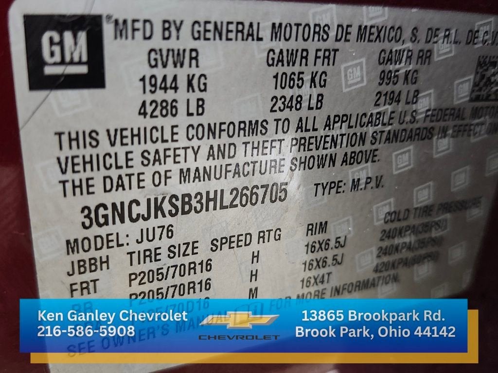 2017 Chevrolet Trax LS