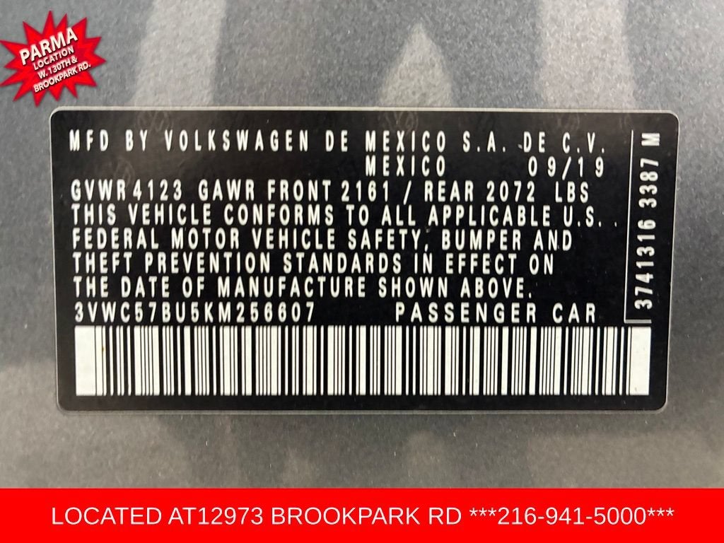 2019 Volkswagen Jetta 1.4T S