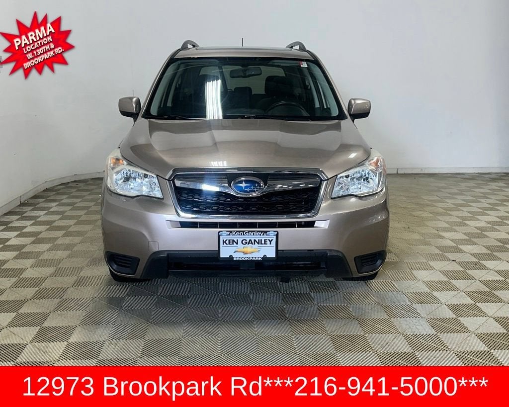 Used 2015 Subaru Forester i Premium with VIN JF2SJADC9FG400401 for sale in Brook Park, OH
