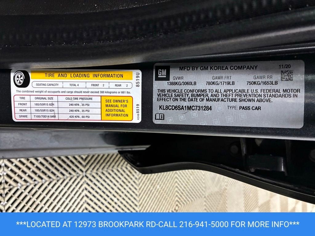 2021 Chevrolet Spark 1LT