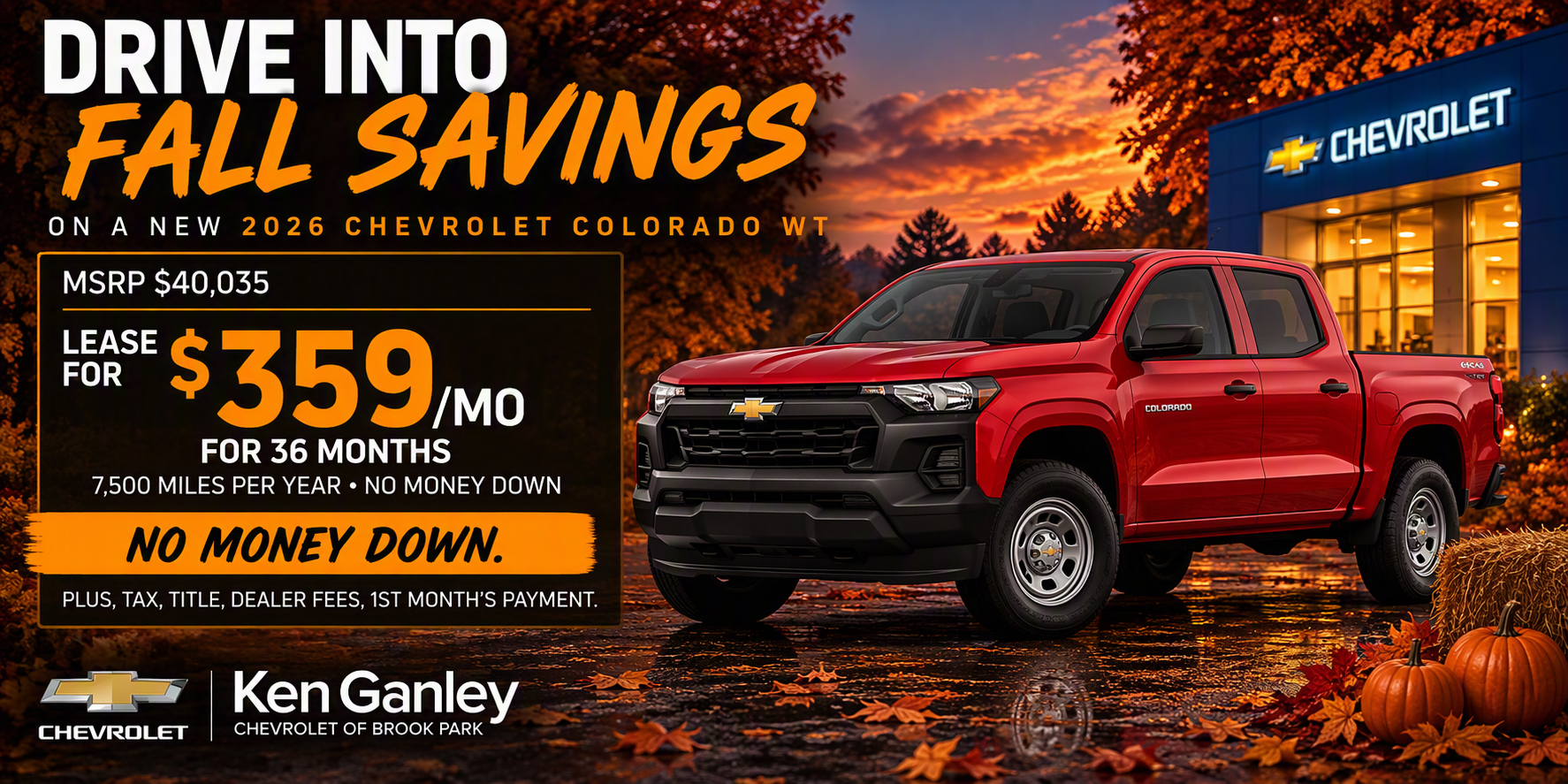 2026 Chevrolet Colorado Crew Cab Offer Ken Ganley Brook Park