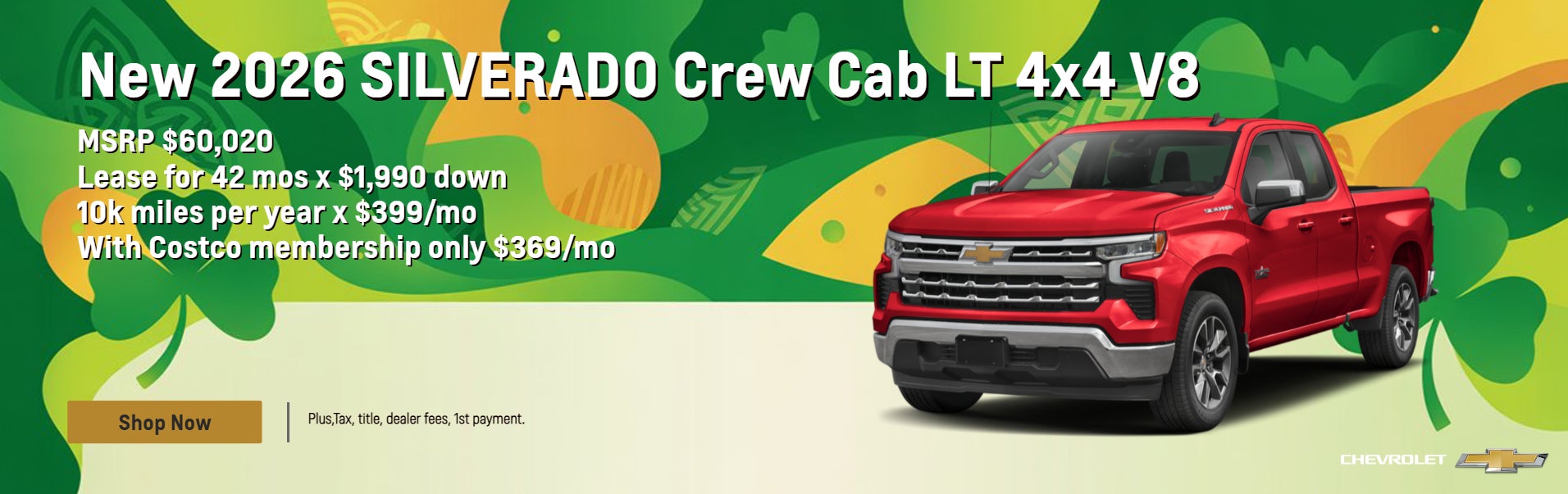 2026 Silverado Crew Cab LT 4x4 V8